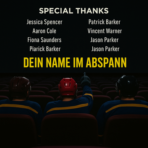 Dein Name im Abspann – als offizieller Supporter